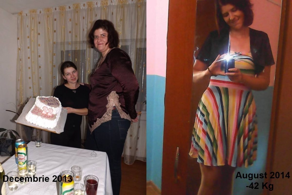 Inca o super transformare: a slabit 44 kg cu o dieta low carb